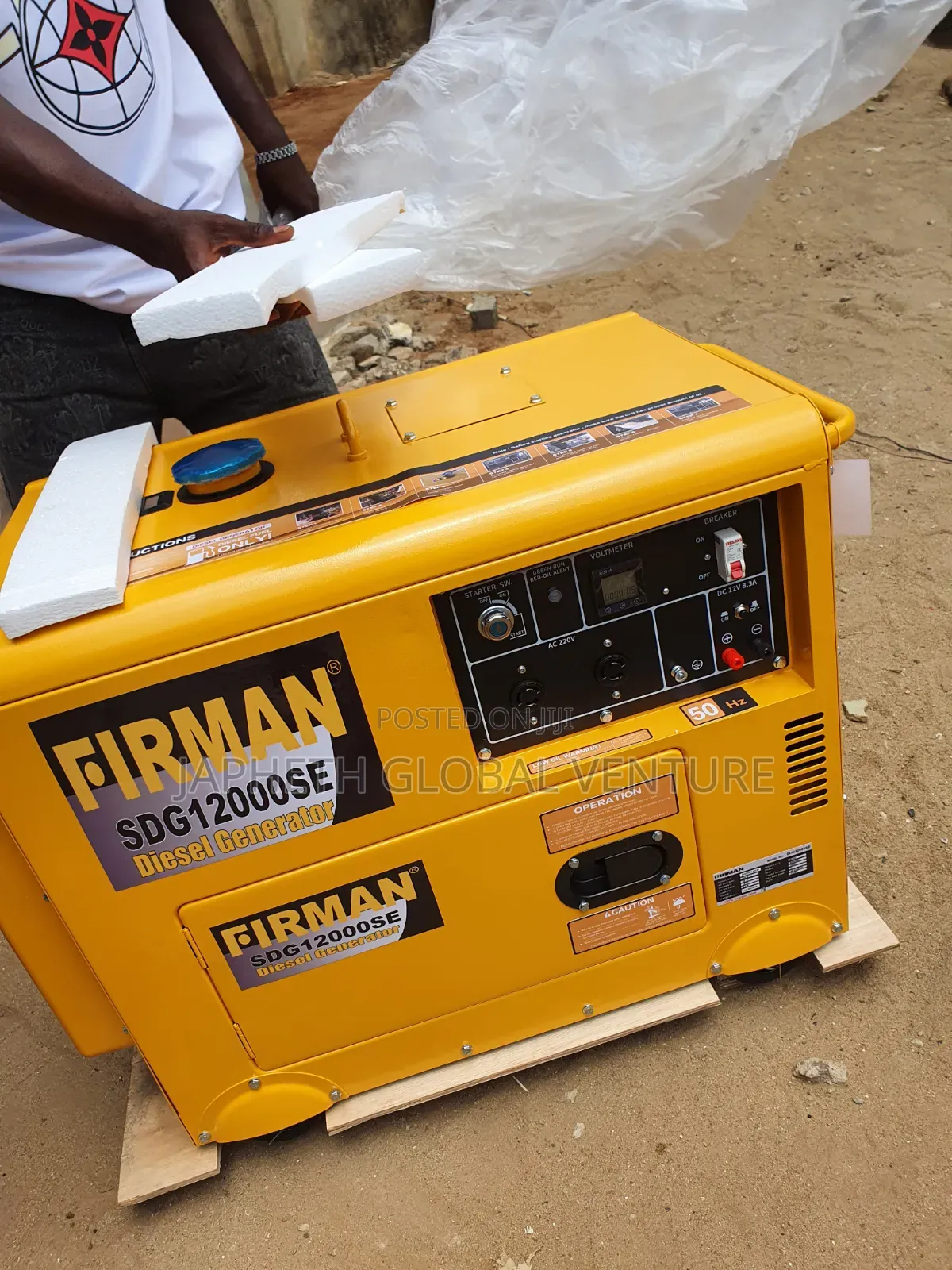 High Performance Firman Sdg12000se Soundproof Generator