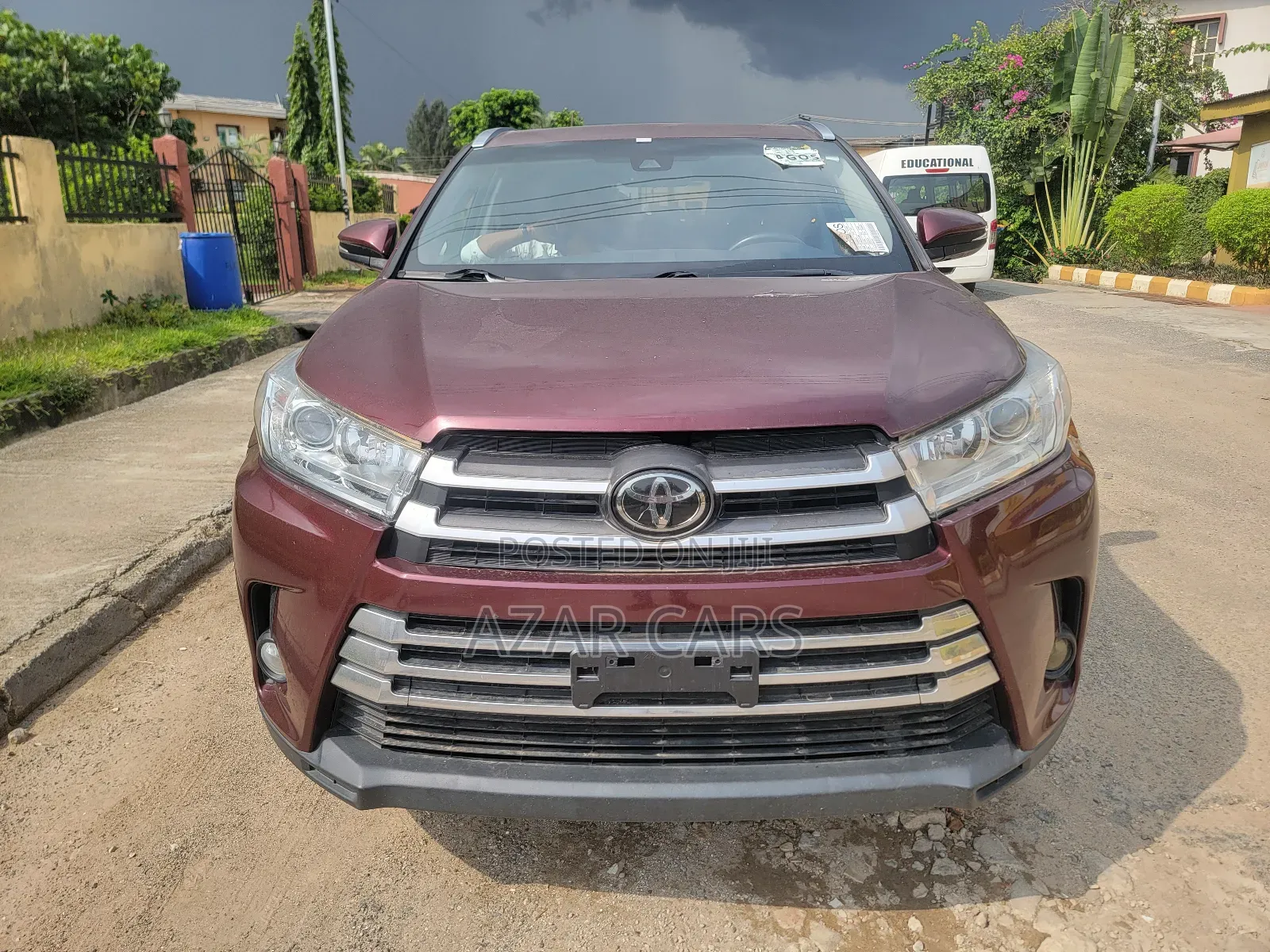 Toyota Highlander Limited 4x4 V6 (3.5L 6cyl 8A) 2017 Burgundy