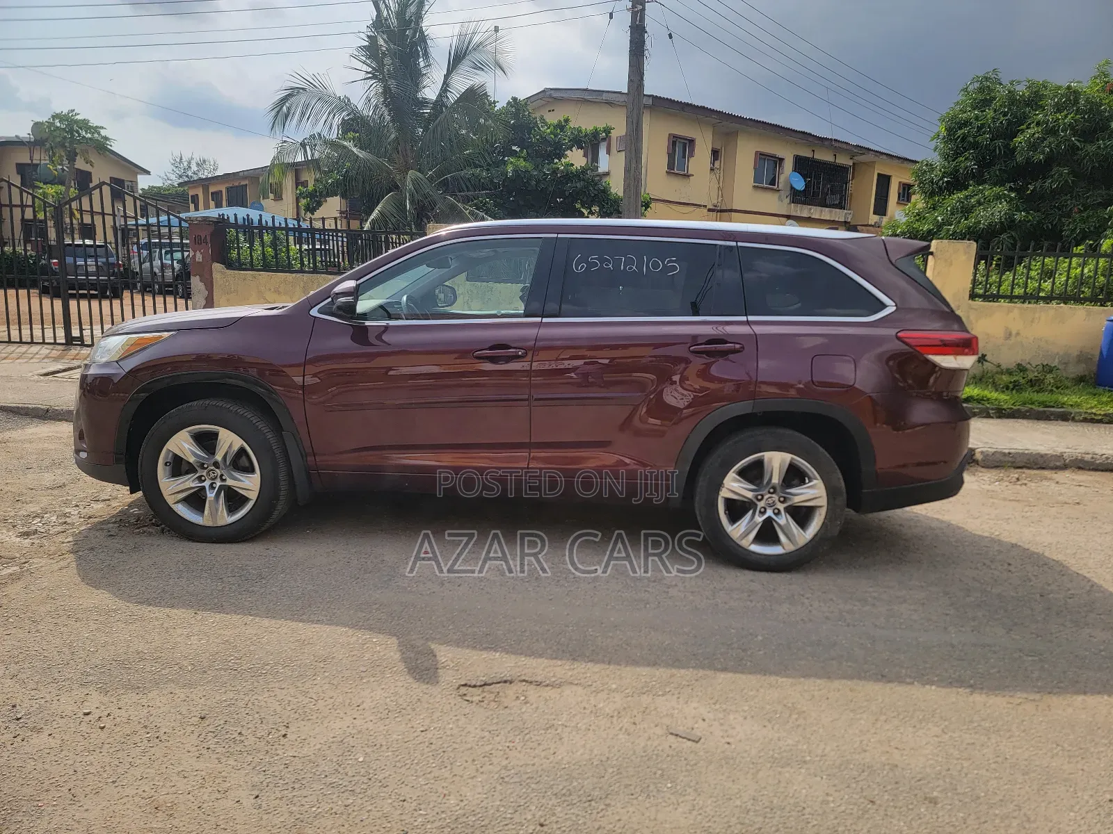 Toyota Highlander Limited 4x4 V6 (3.5L 6cyl 8A) 2017 Burgundy