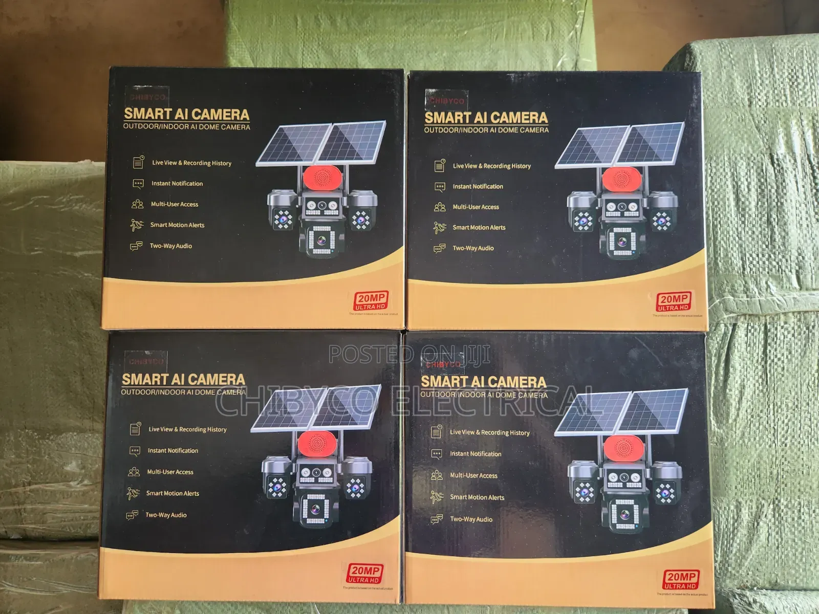 4lens Solar CCTV Camera