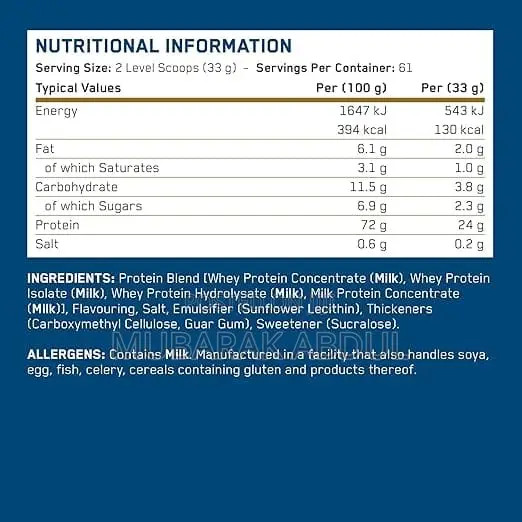 Applied Nutrition Critical Whey