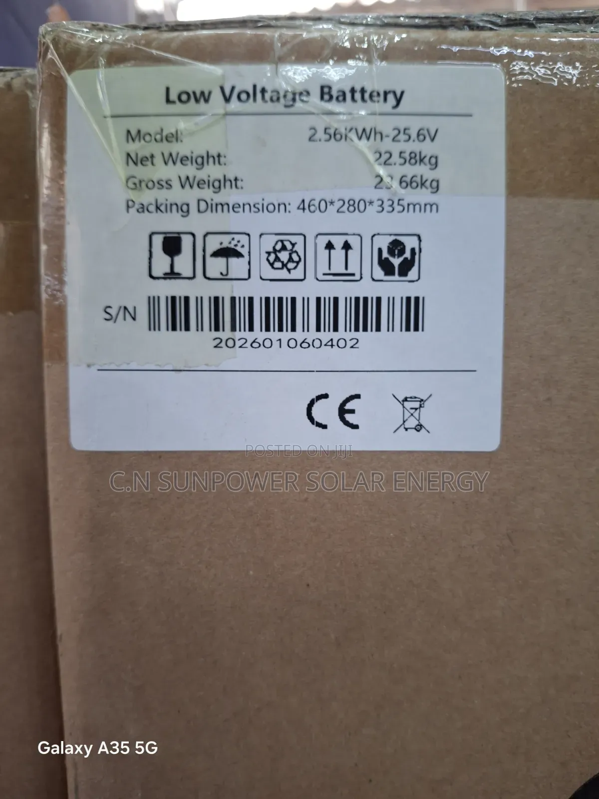 2.5kwh/24v Luxsun Lithium-Iron Battery