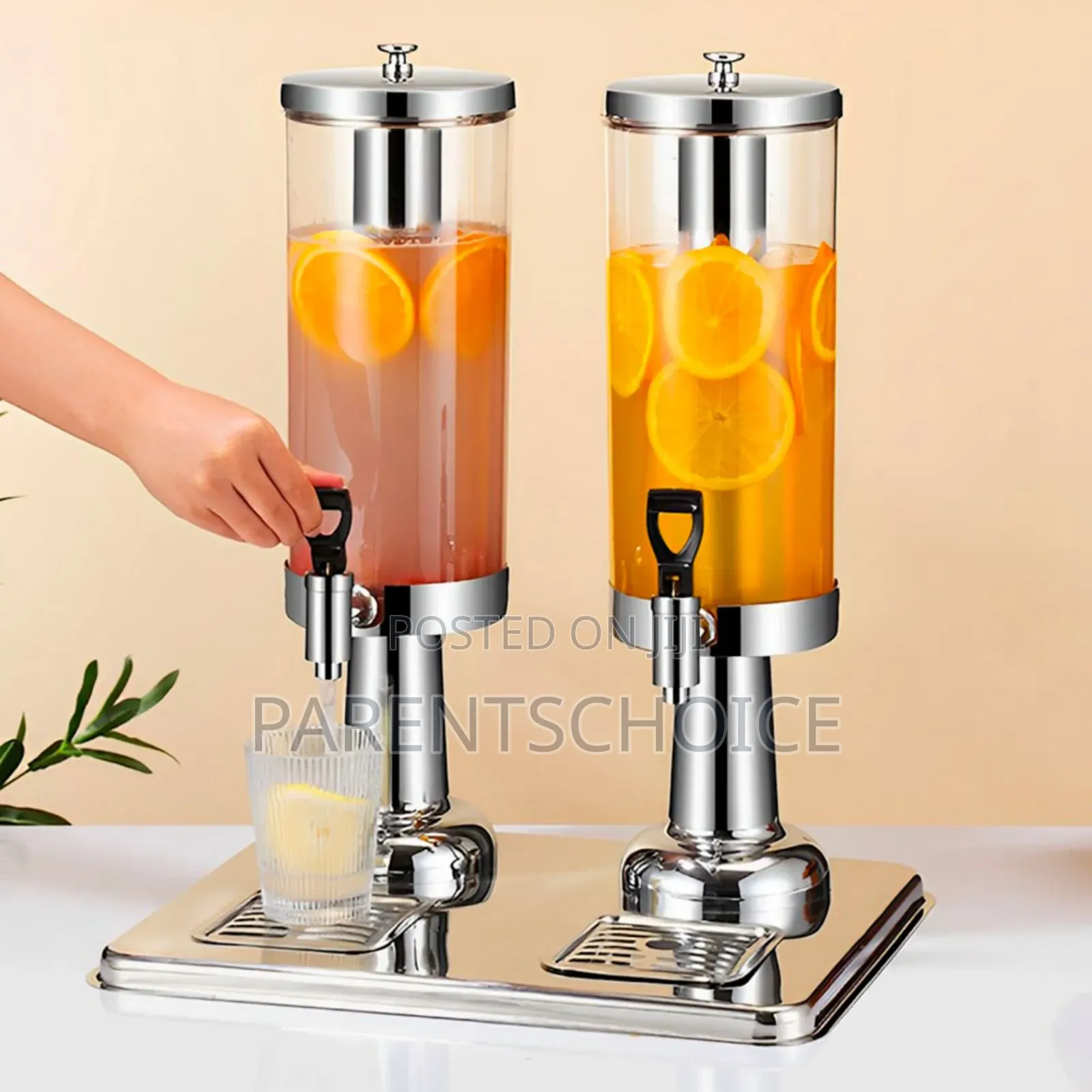 Dual Head Beverage Dispenser 6l Stainless Steel