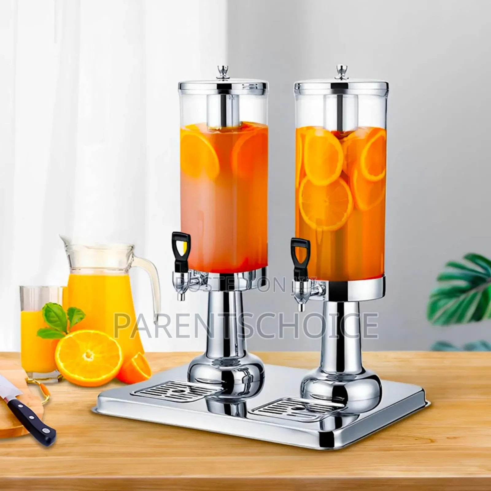 Dual Head Beverage Dispenser 6l Stainless Steel