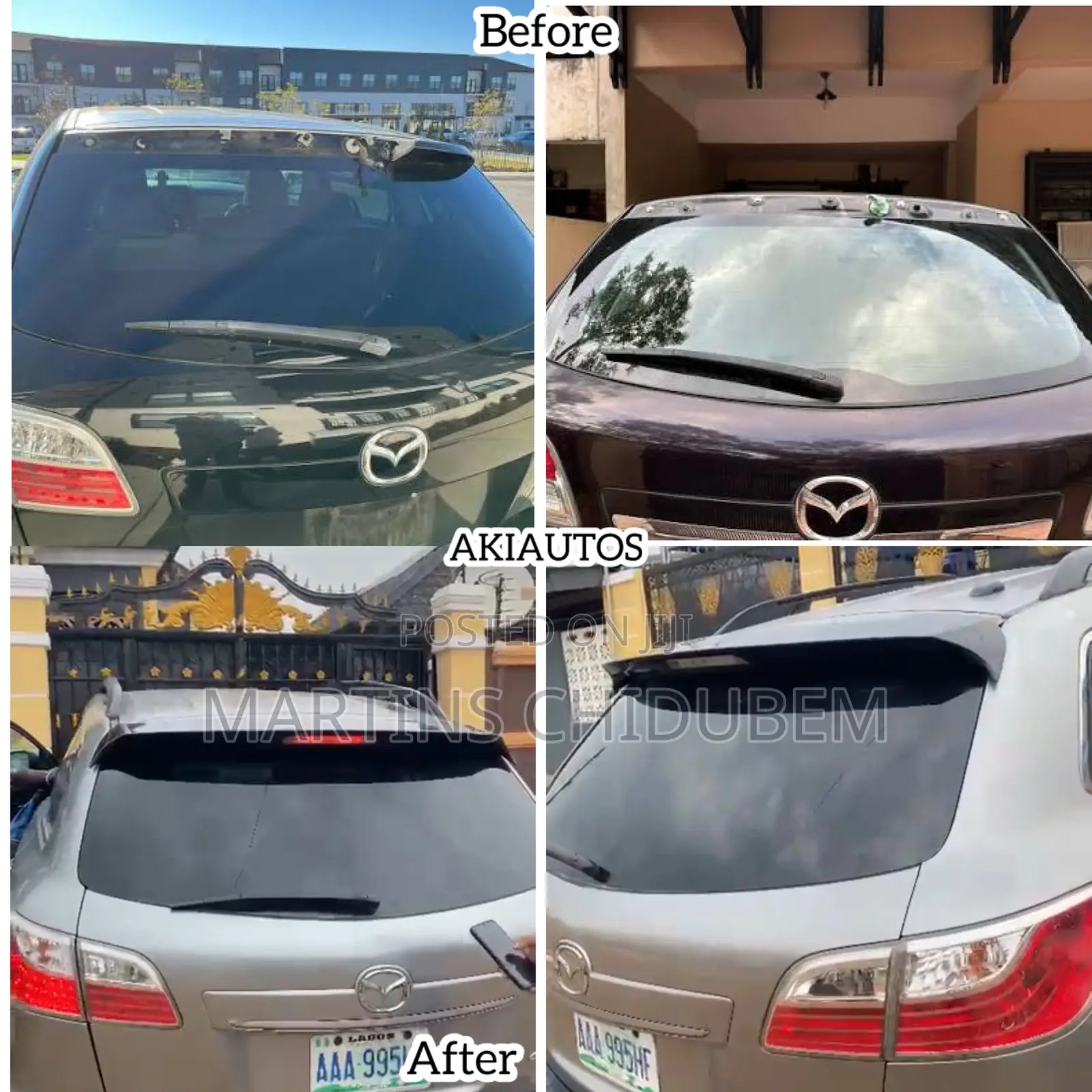 Working Boot Spoiler for Mazda Cx-9 2008–2015 Model