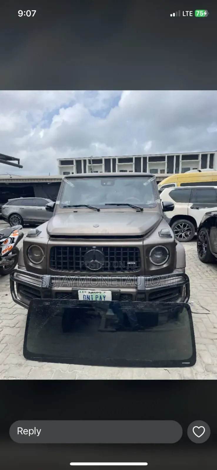 Mercedes Benz Gwagon Windshield 2020