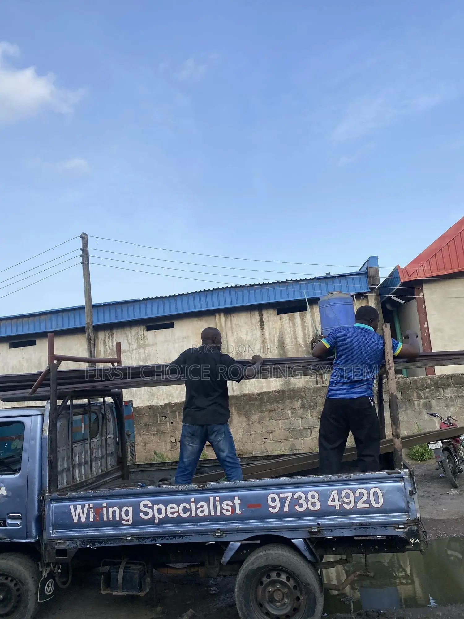 Loading of Roofing Sheet to Ilaro
