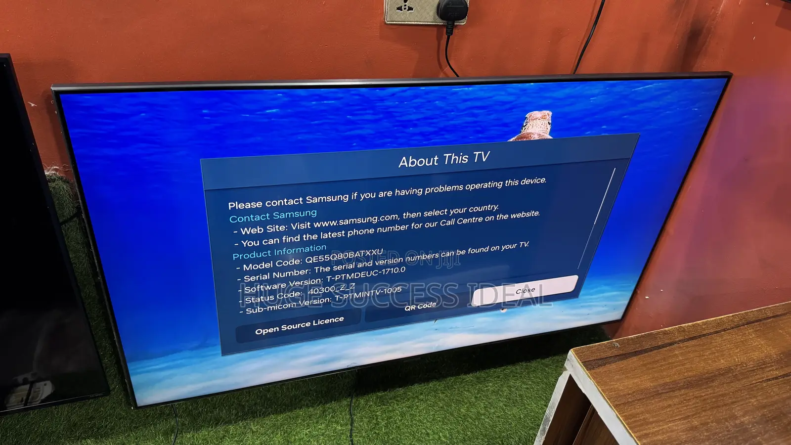 Samsung 55 Inch Qled Q80b Series Smart Ultra Hd HDR Tv 2022