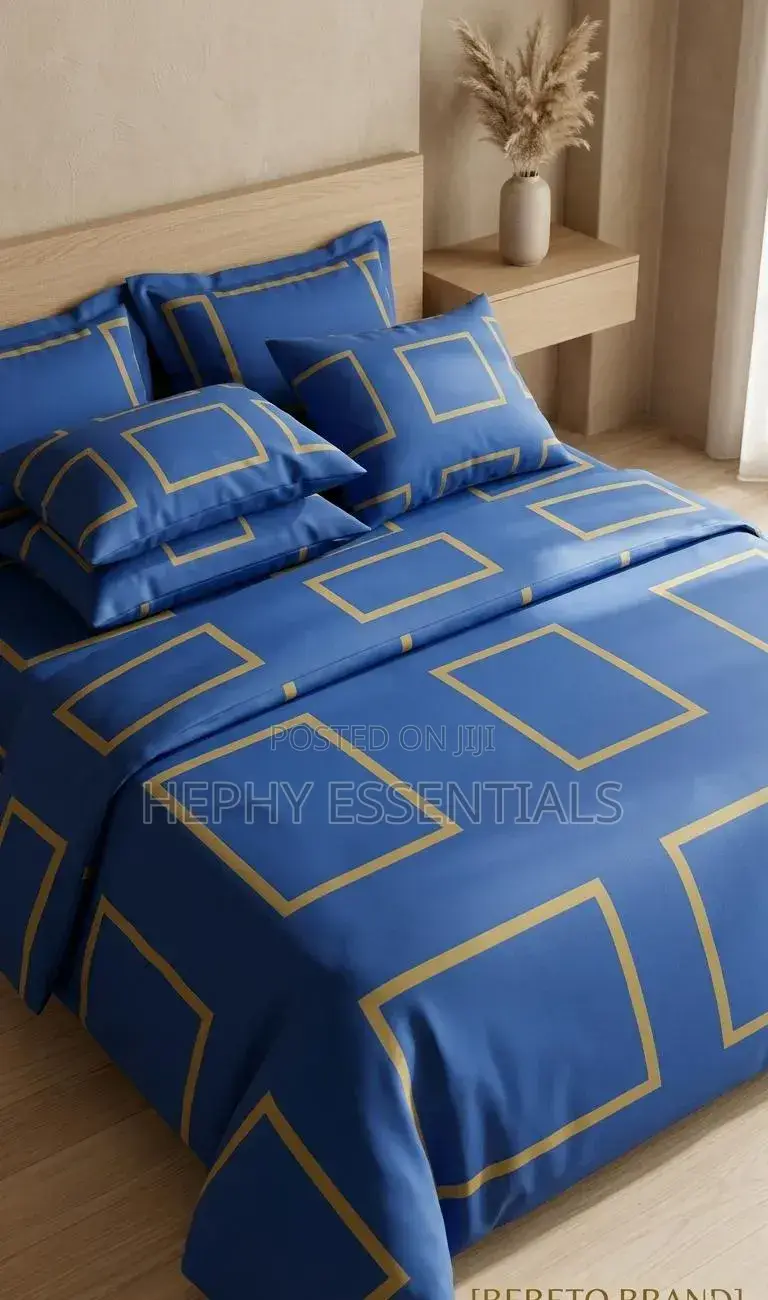 Polish Silky Flower Material Bedding Set 6x6