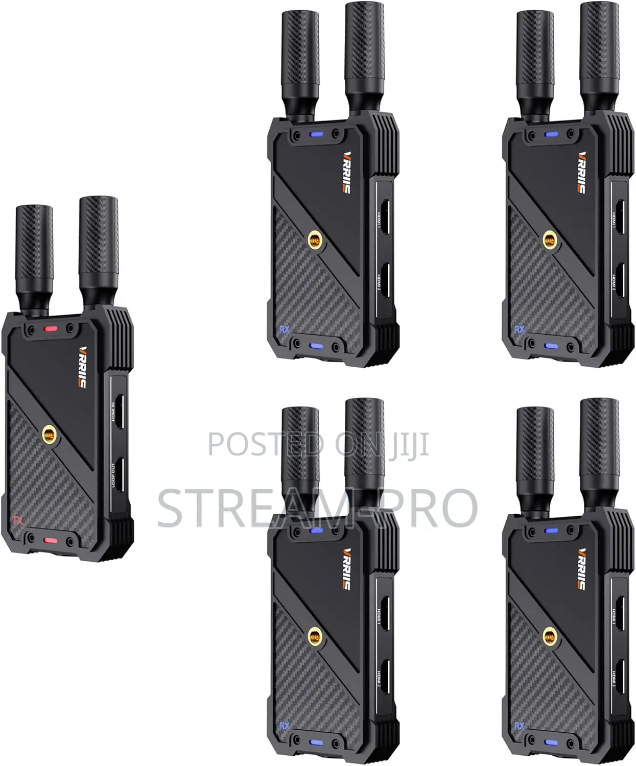 Wireless Hdmi Transmitter and 4 Receivers,Fhd Video Transmission1300ft