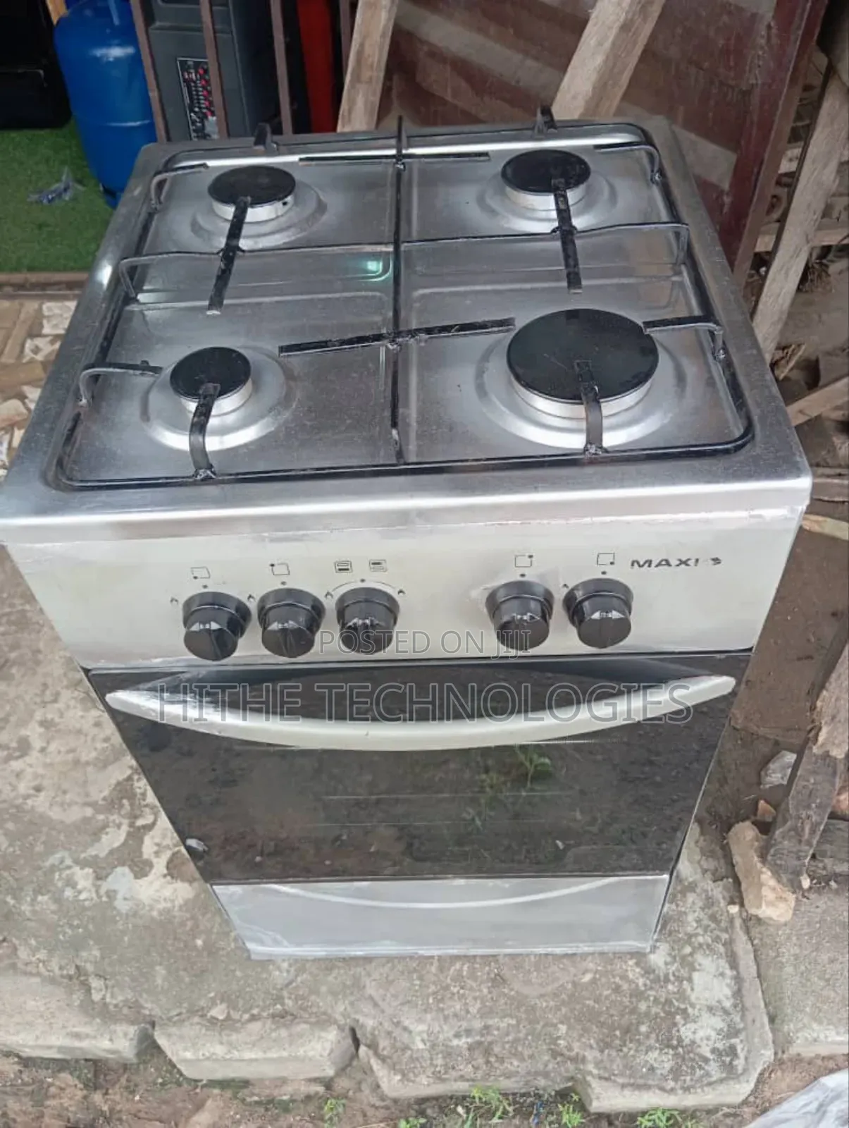 Used 4- Burner Gas Standing Cooker