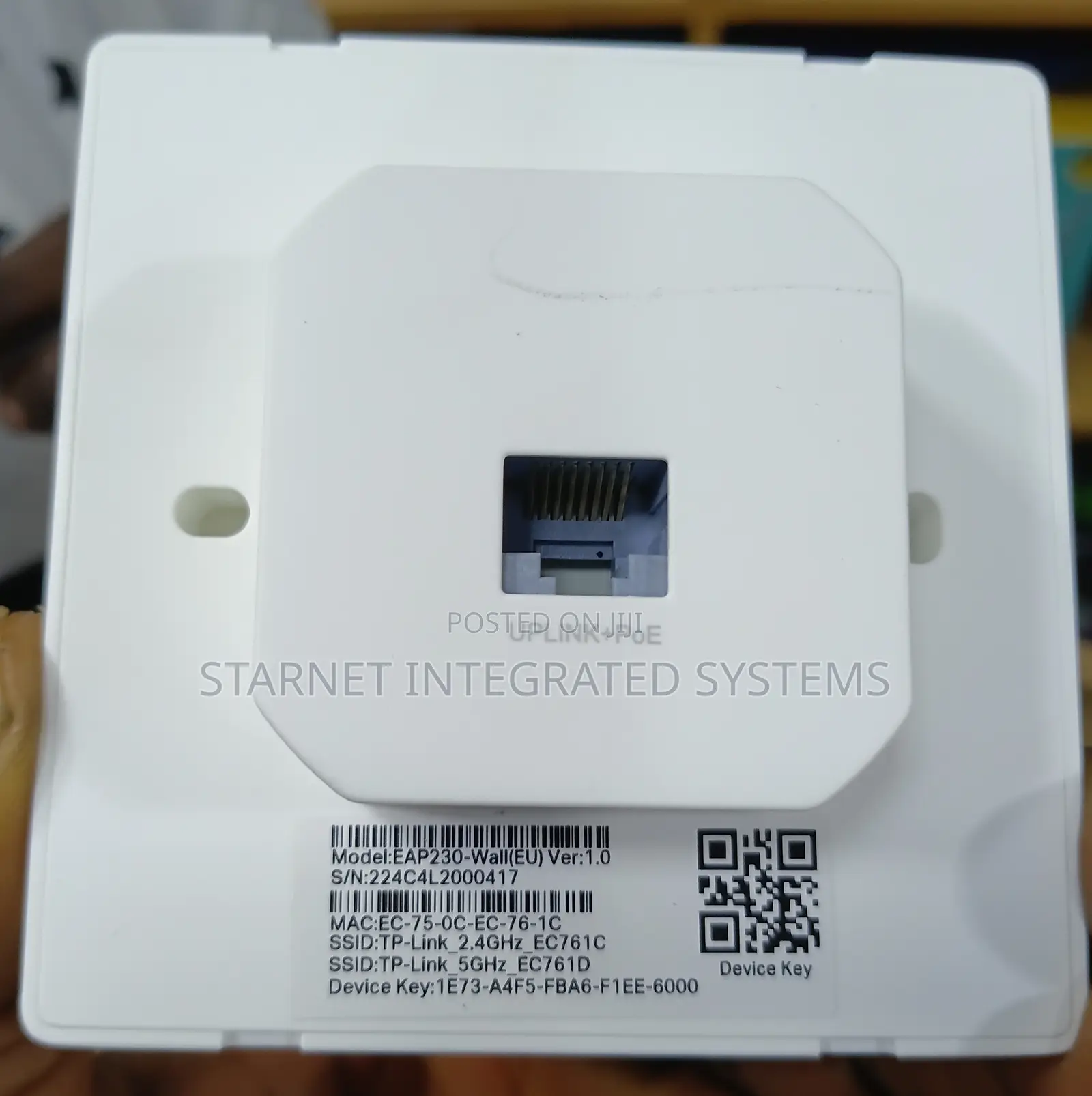 Tp-Link Omada Ac1200 Wireless Mu-Mimo Gigabit Wall Plate Access Point