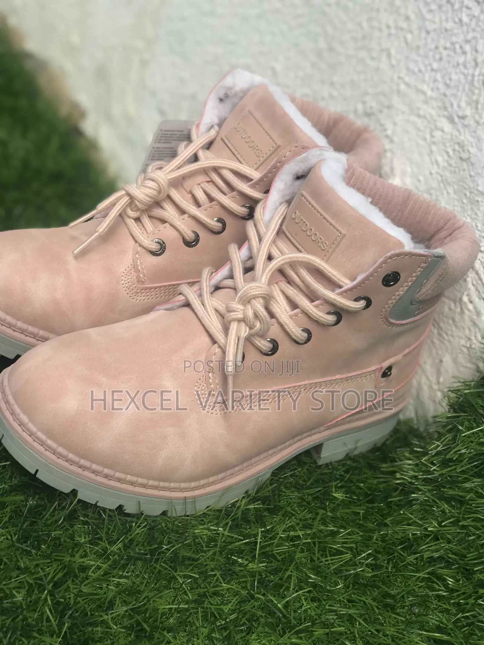 Original Pink Outdoor Ankle Boots