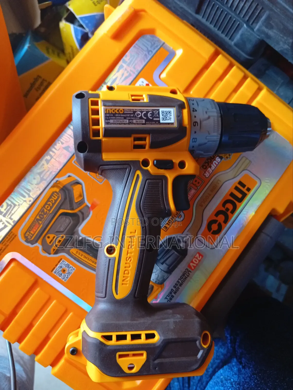 20volts Lithium Ion Brushless Cordless Drill
