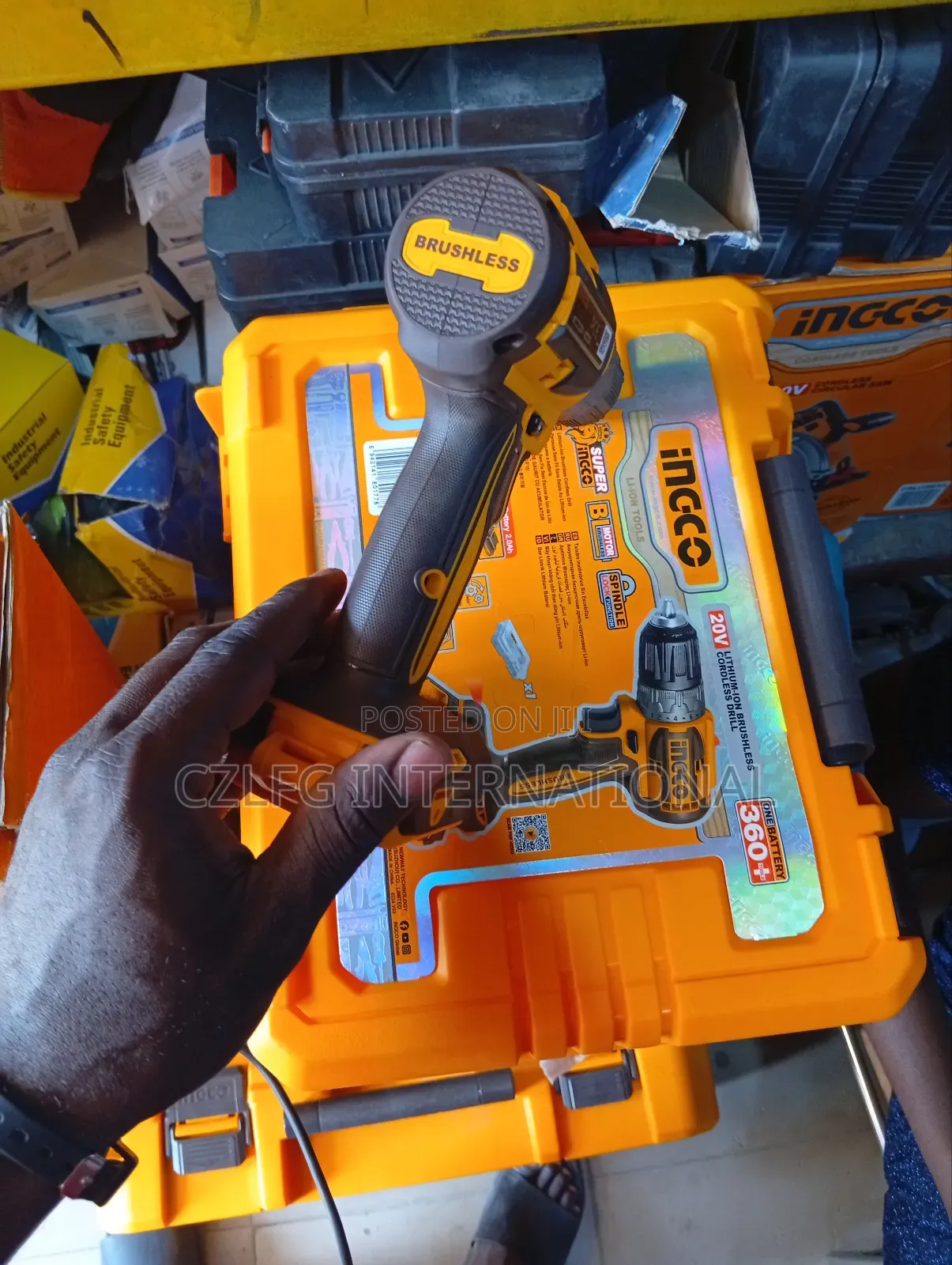 20volts Lithium Ion Brushless Cordless Drill