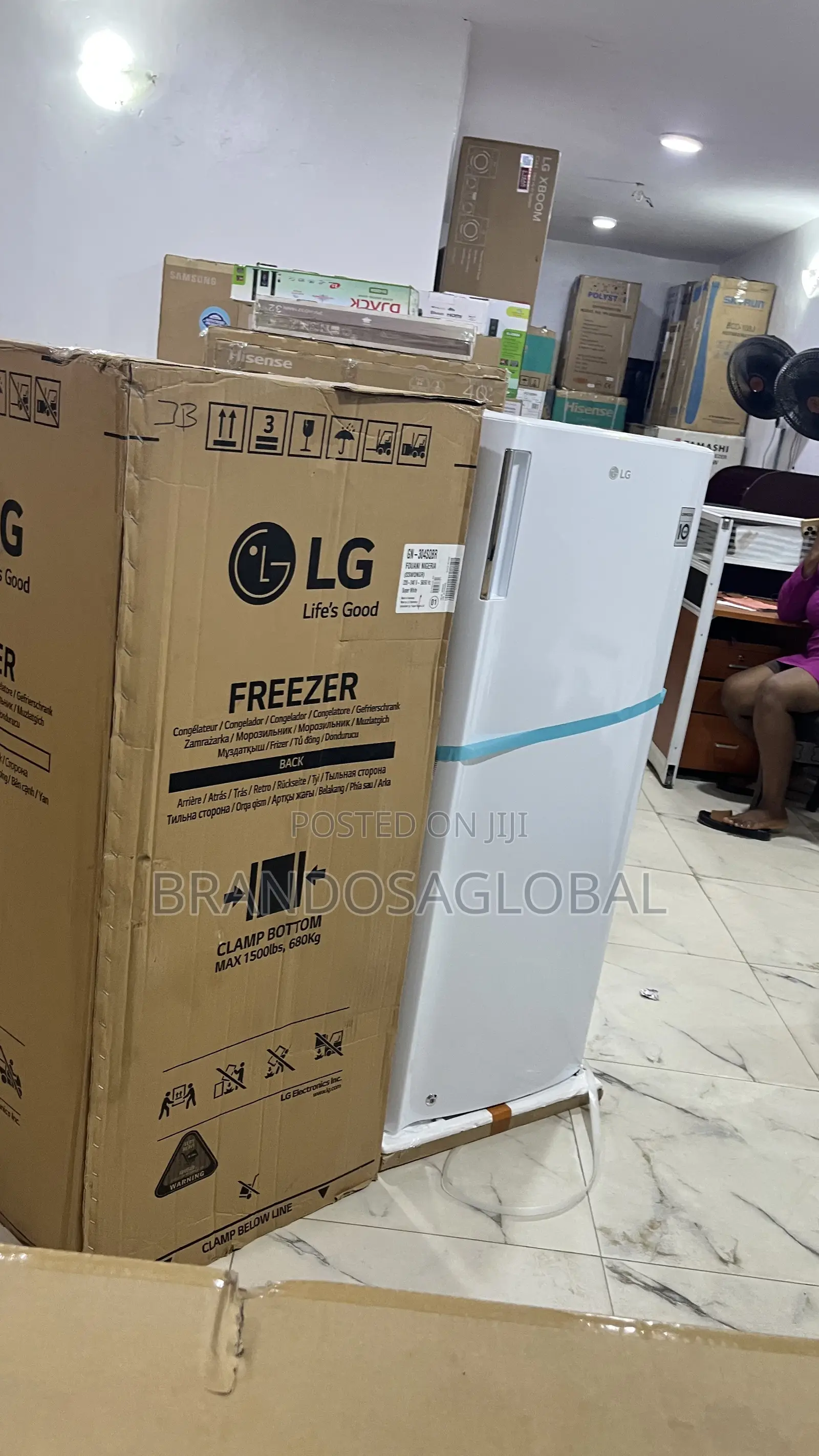 Lg Freezer 168l Gn-304sqbr- Strong Cooling