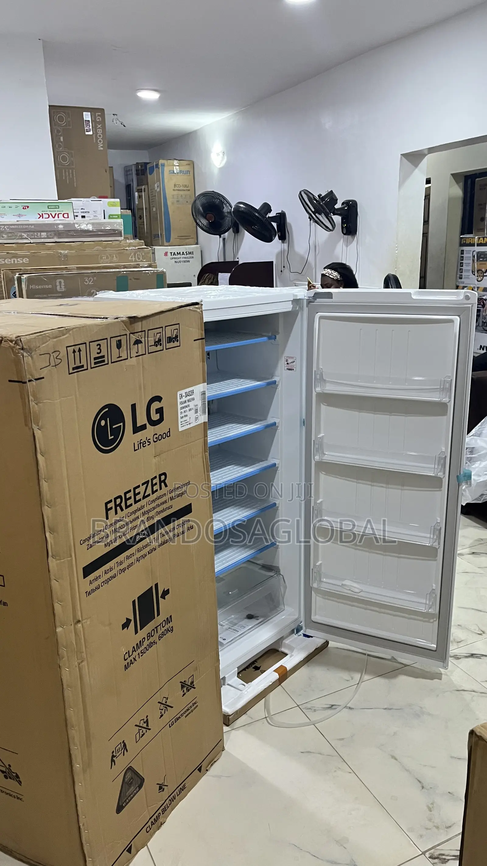Lg Freezer Gn-304sqbr 168l Premium Home Freezer