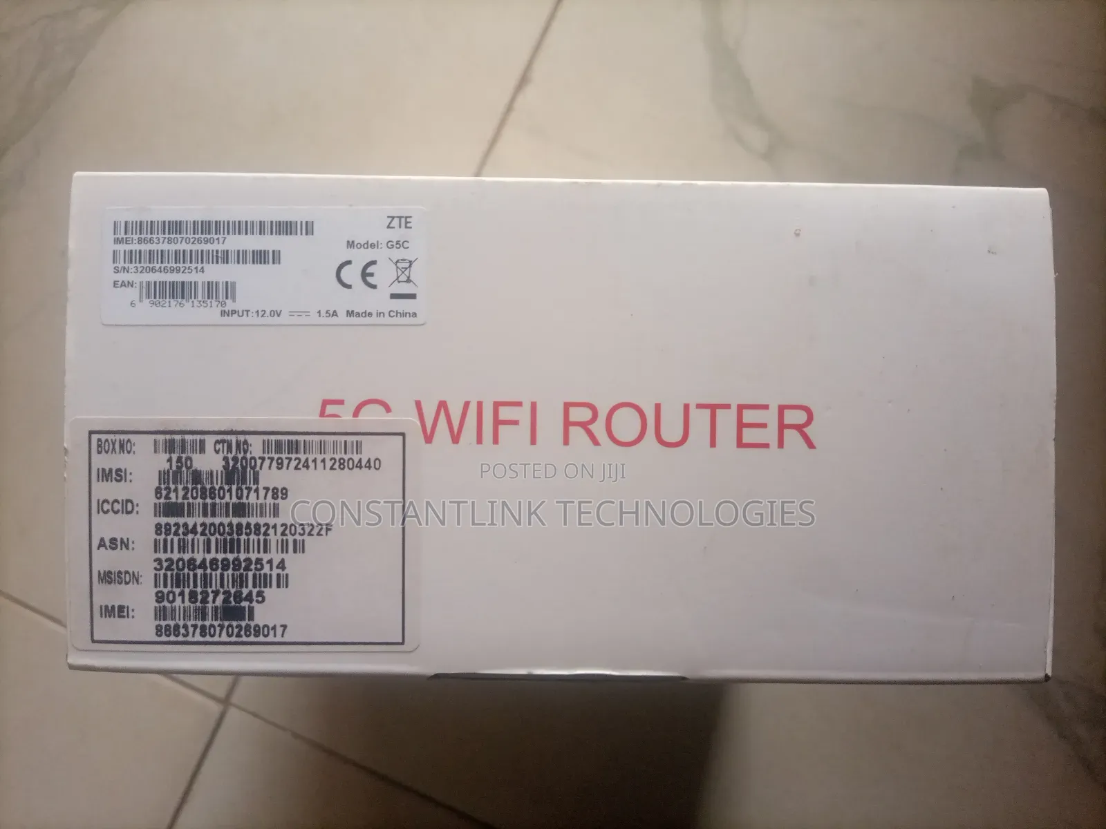 Airtel 5g Zte G5c Router