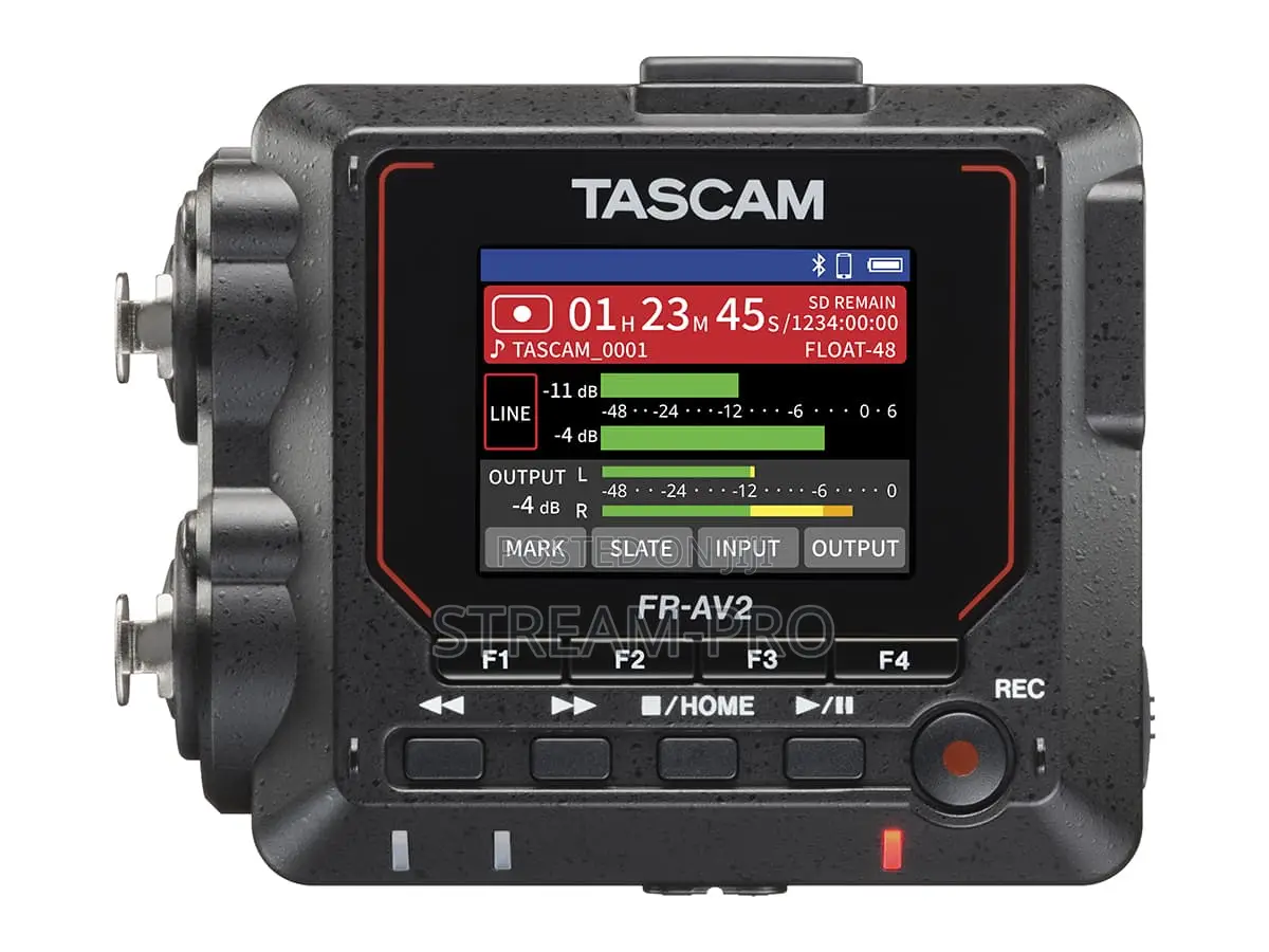 Tascam Fr-Av2 Compact 32-Bit-Float Field Recorder Timecode Generator