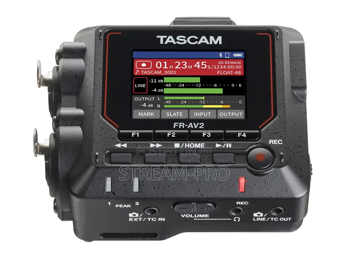 Tascam Fr-Av2 Compact 32-Bit-Float Field Recorder Timecode Generator