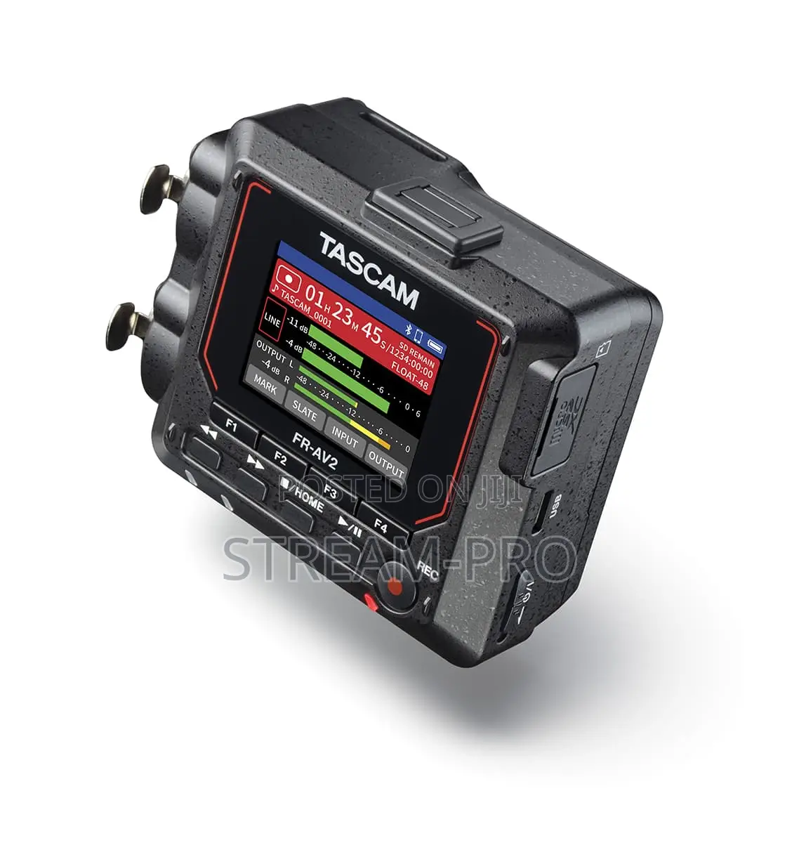 Tascam Fr-Av2 Compact 32-Bit-Float Field Recorder Timecode Generator