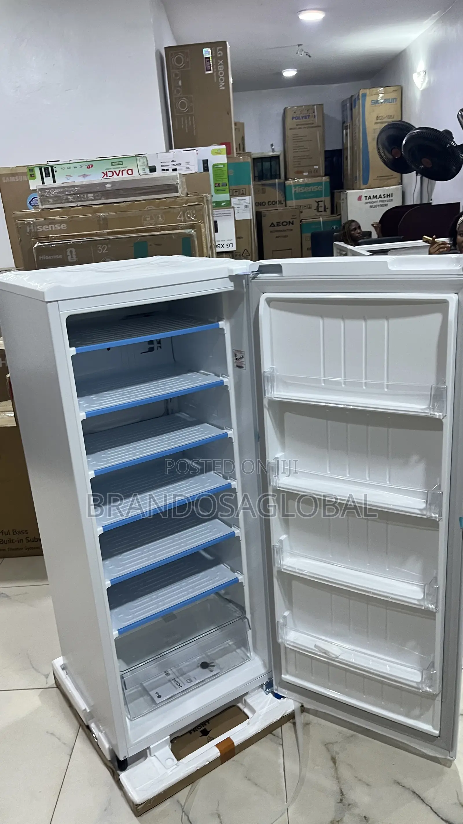 Lg Freezer Gn-304sqbr 168l - Strong Cooling Power Freezer