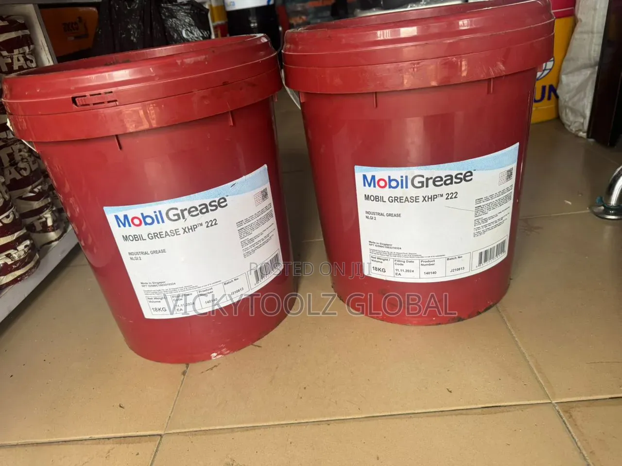 Mobil Grease XHP 222 Industrial Grease Nlgi 2 18kg
