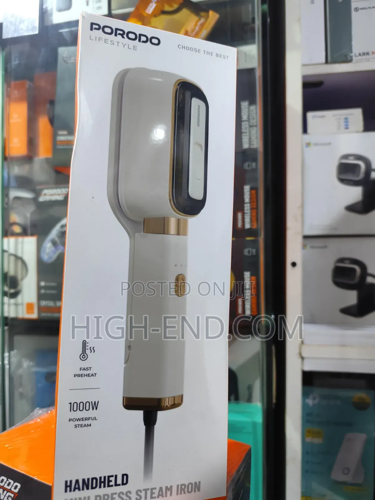Porodo Handheld Mini Press Steam Iron