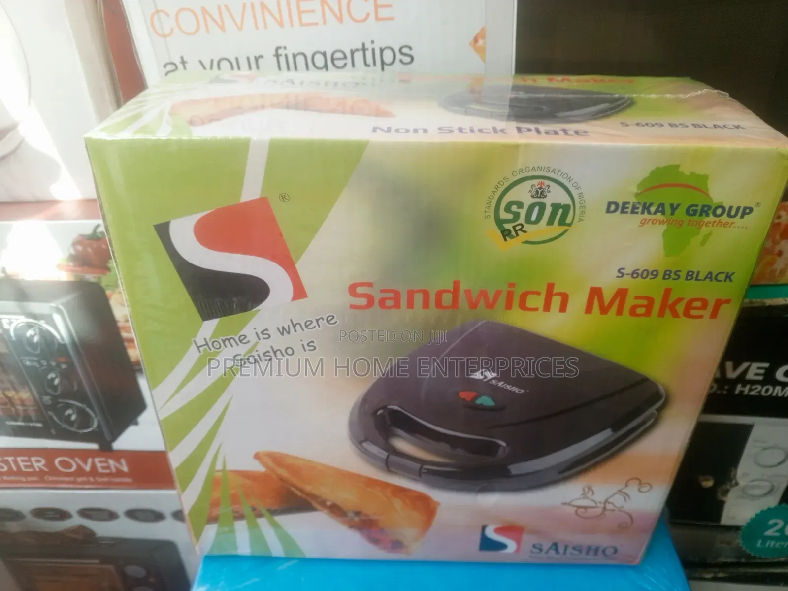 Saisho Sandwich Maker 2 Slice S-609