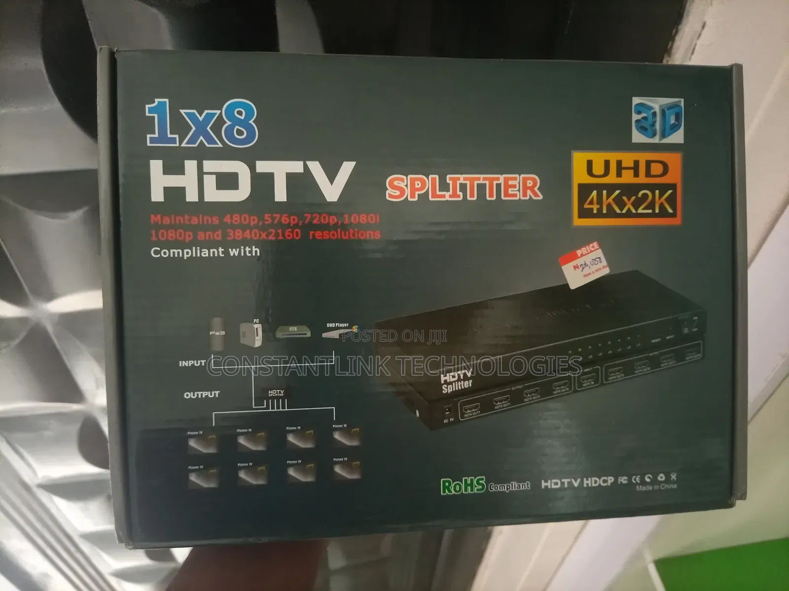 1×8 HDTV Splitter