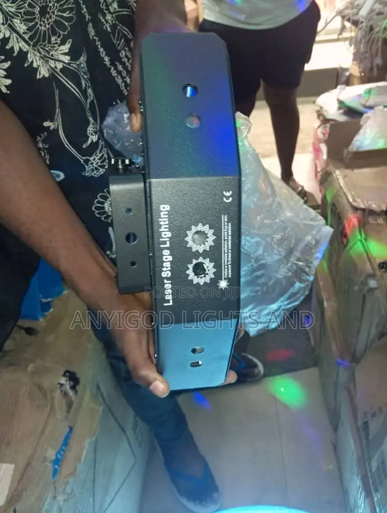 6 Lens Eye RGB Laser Lighting Full Color Stage, Party, Dj Disco Light