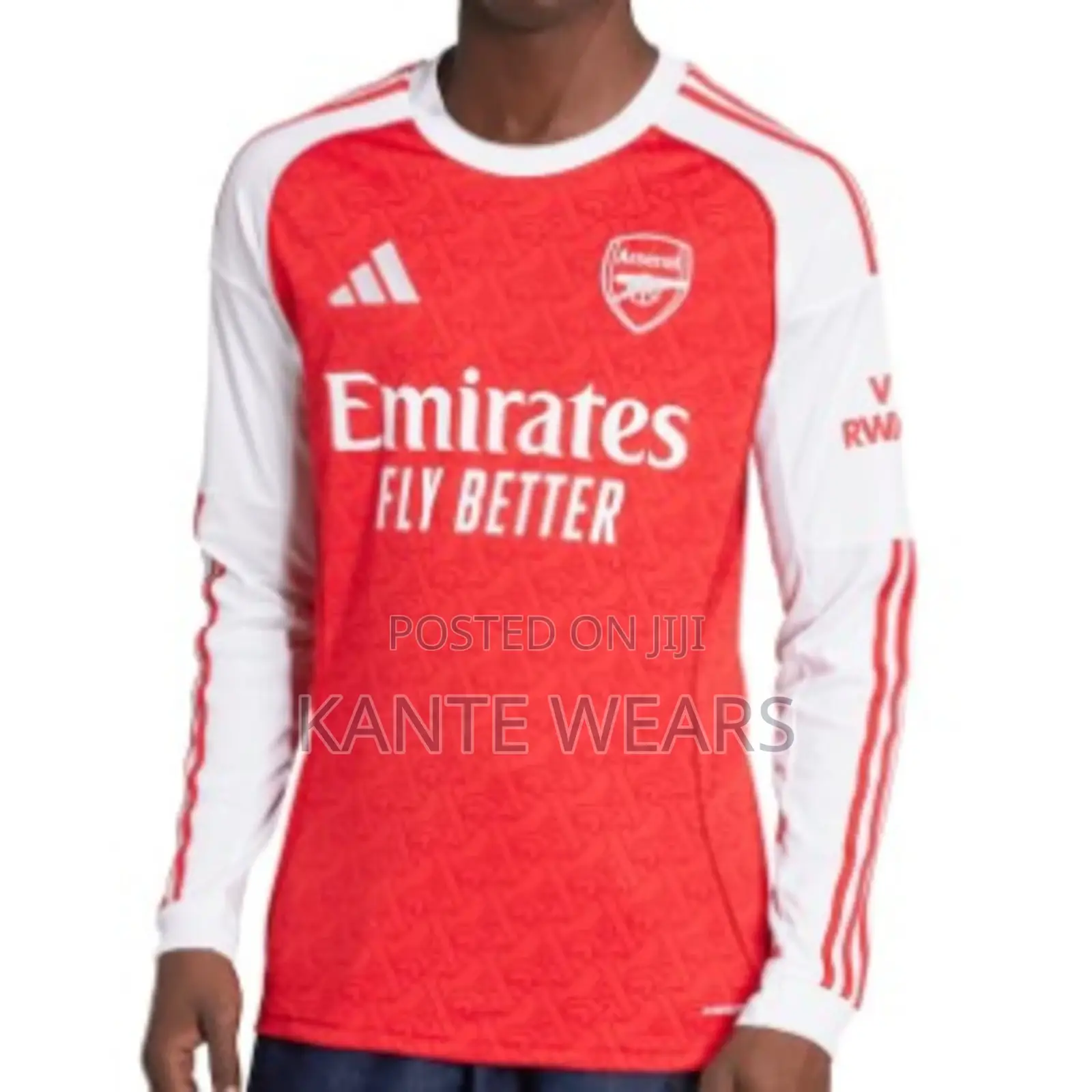 Adidas Arsenal Long Sleeve 2025/2026 Home Jersey