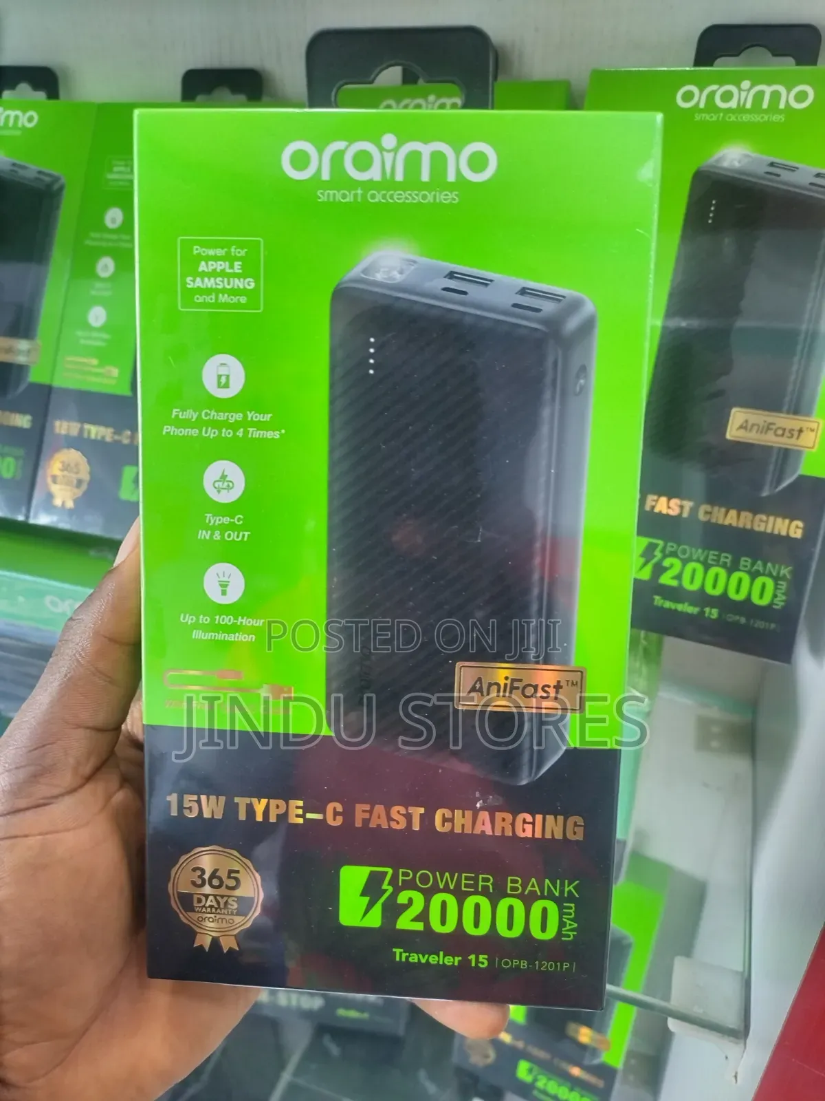 Original Oraimo 15w 20000mah Power Bank