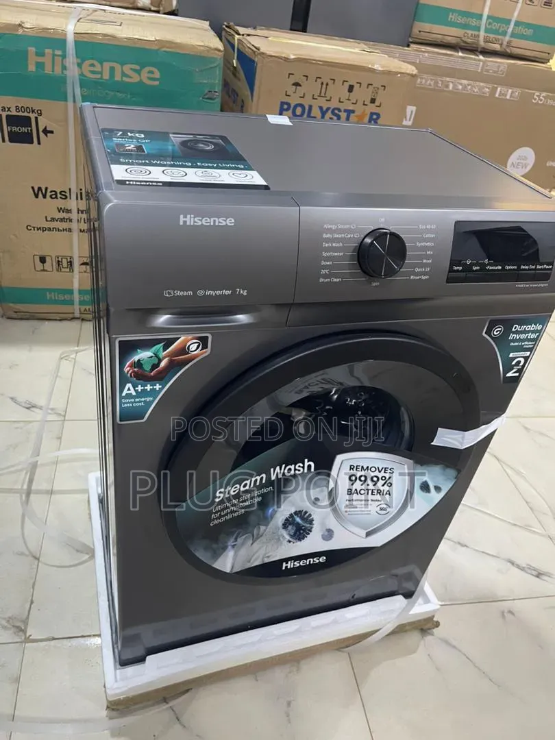 Hisense 7kg Front Load Washer – Quiet Operation Fast Drying