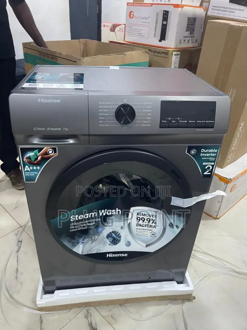 Hisense 7kg Front Load Laundry Machine – High Efficiency Wash