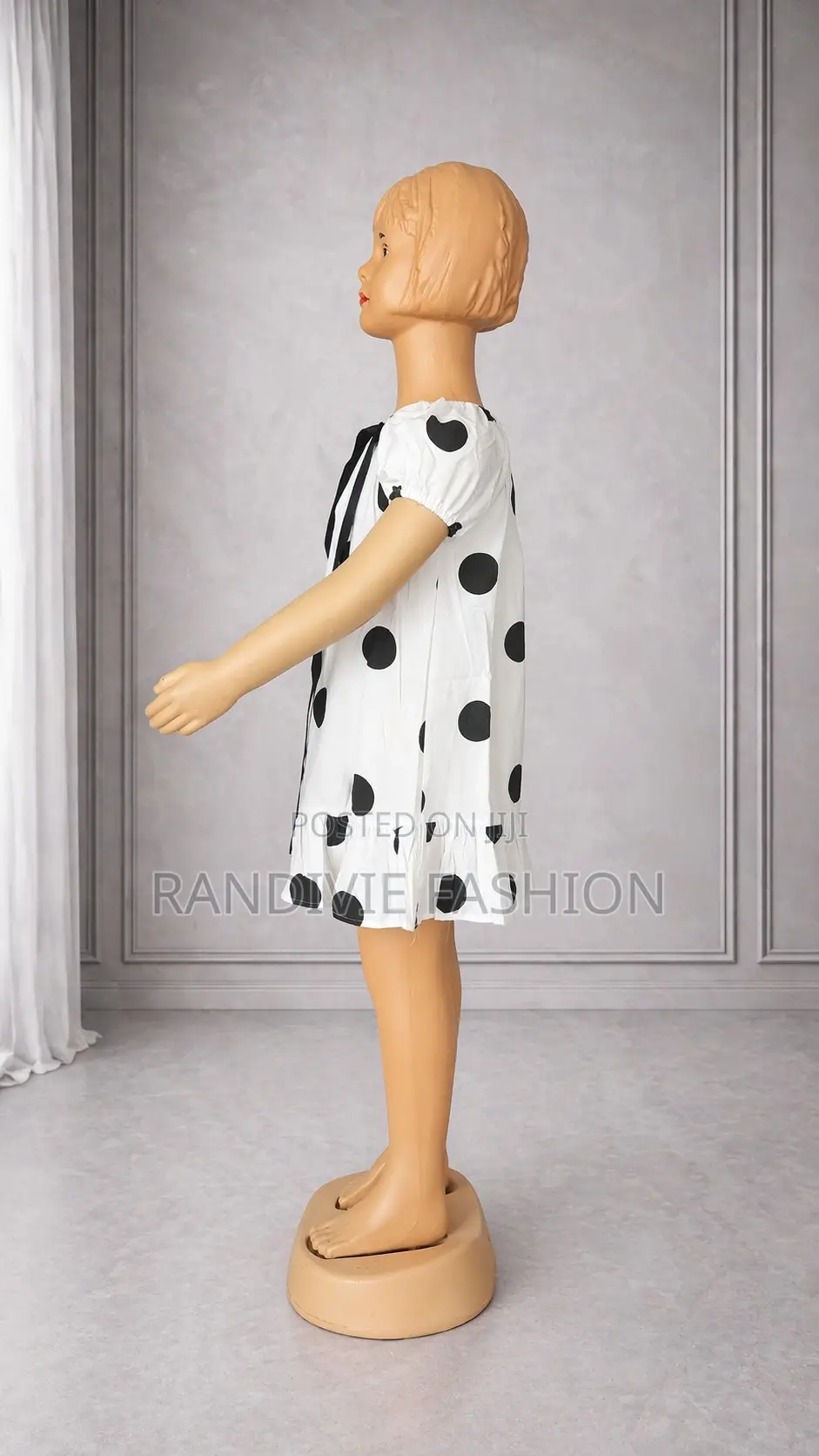 Marline Monroe Baby Dress [White Black]