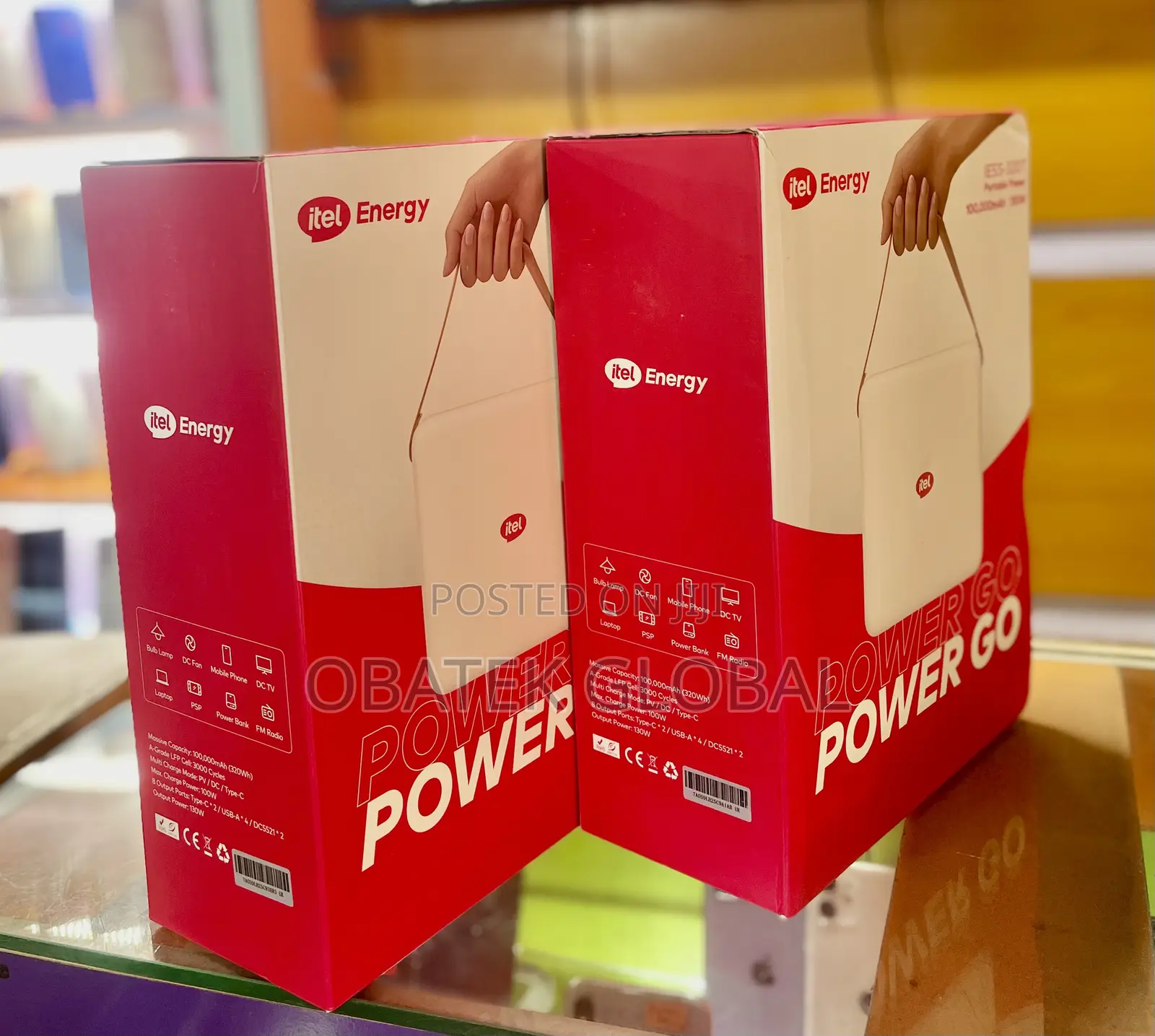 100,000mah Itel Power Go Power Bank