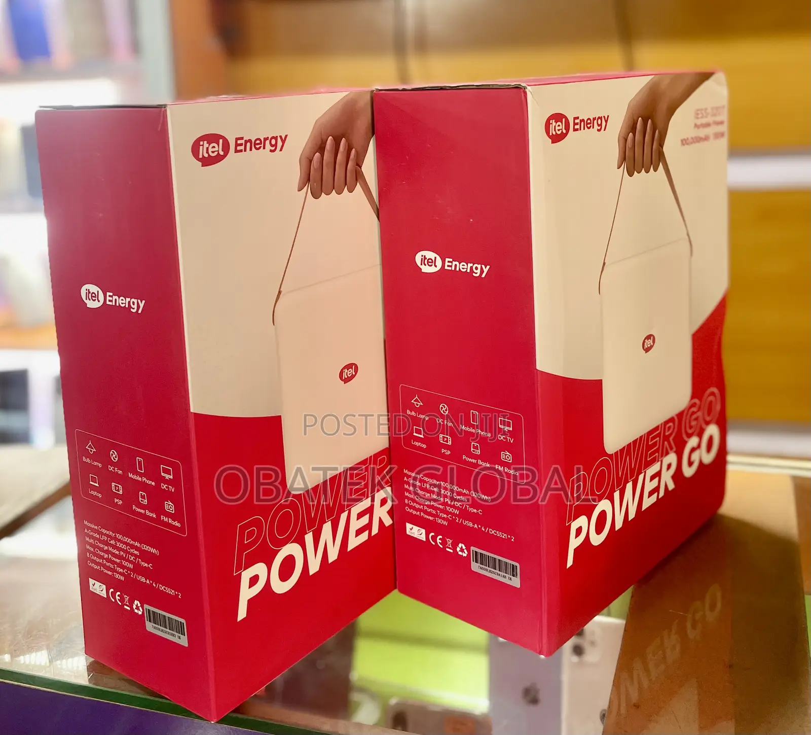 100,000mah Itel Power Go Power Bank