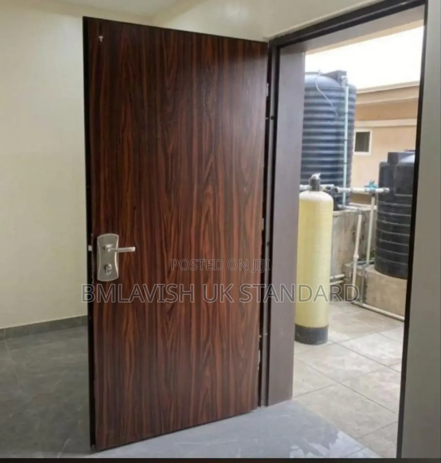 4ft by 7ft Israeli Steel Security Door Single Opening