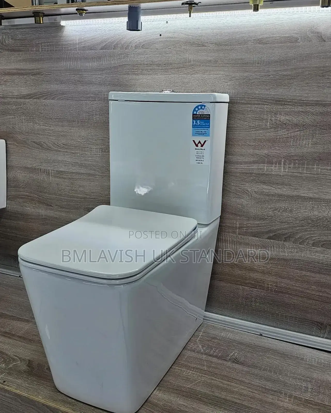 White Water Closet Set