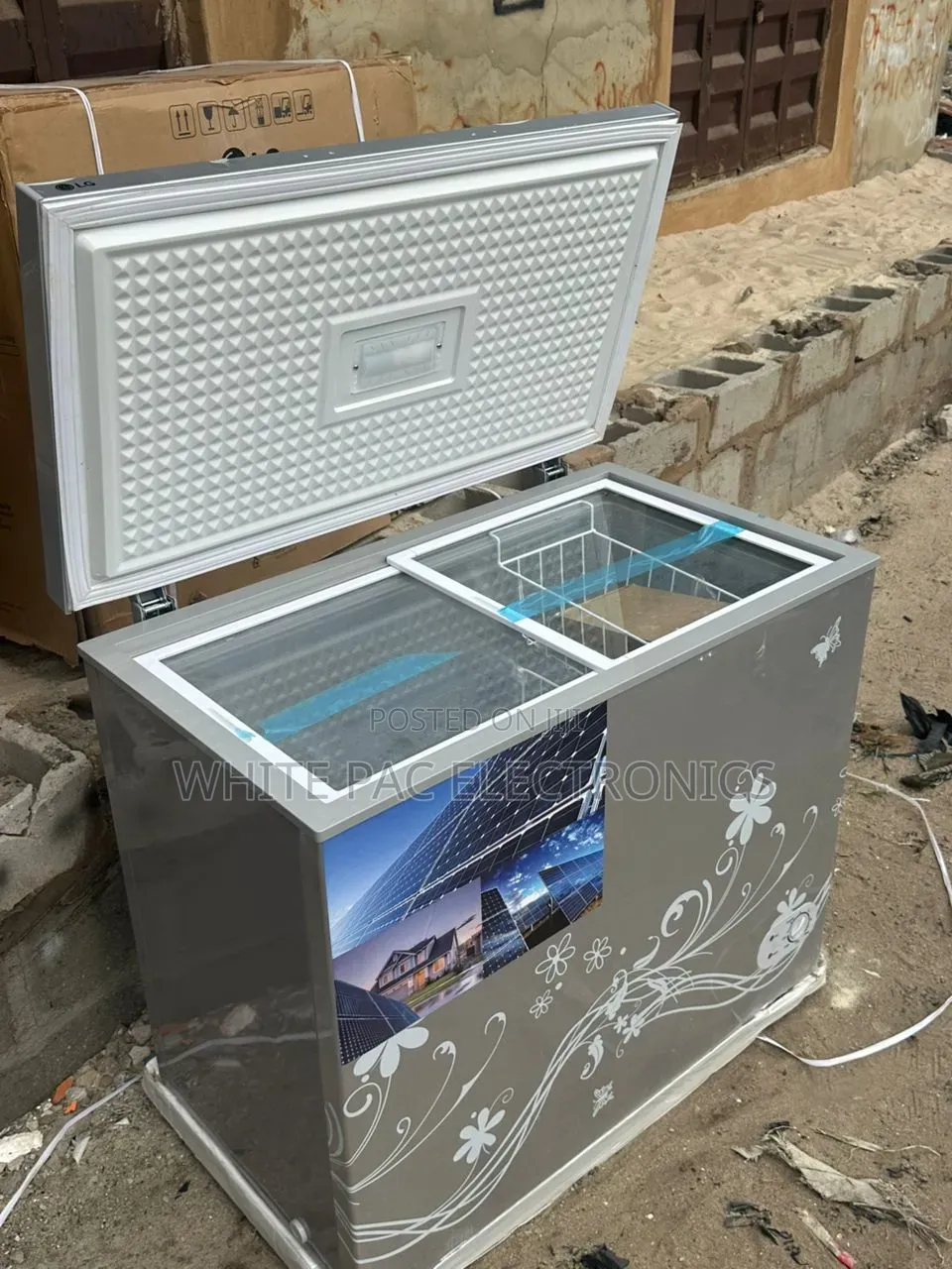 Lg Solar Freezer 400 Litres ( Solar Nepa Gen )Fast Freezing >2 Yrs