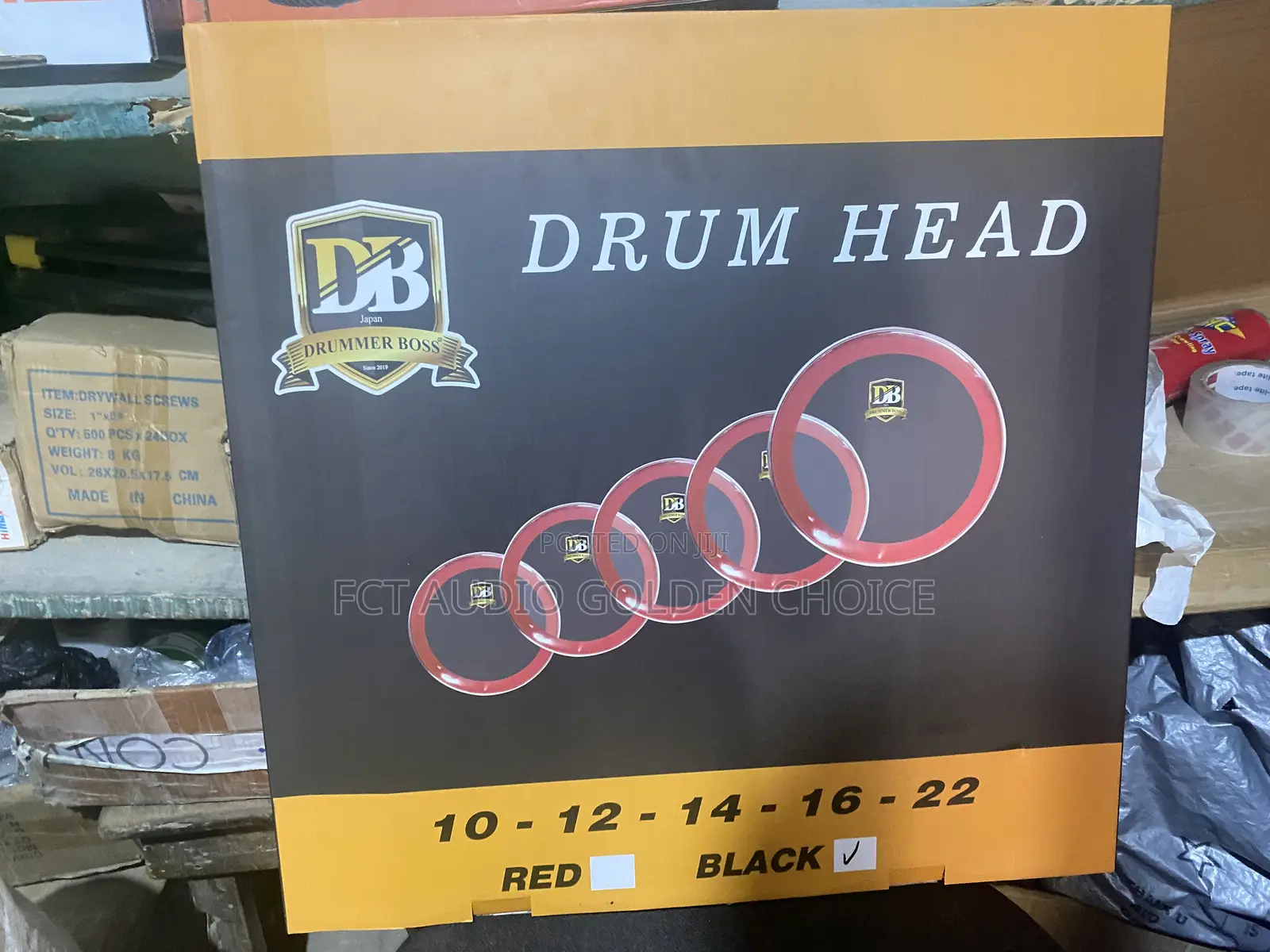 Drummer Boss Drum Heads