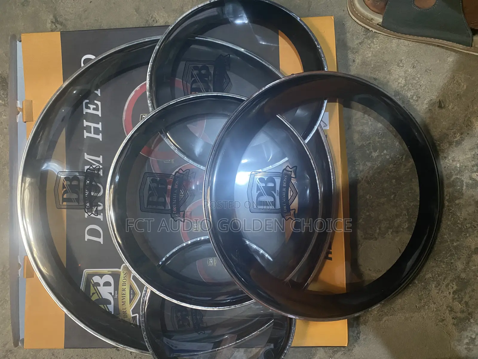 Drummer Boss Drum Heads