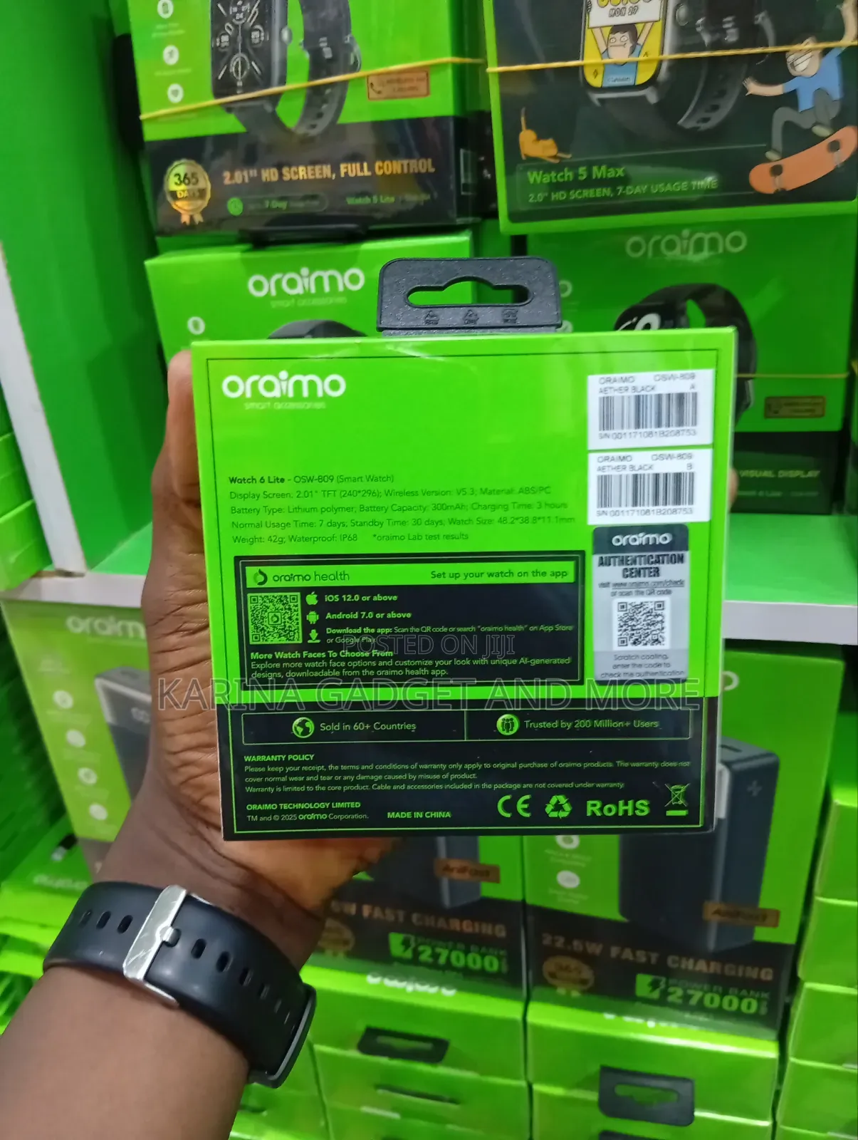 Oriamo Smart Watch 6 Lite