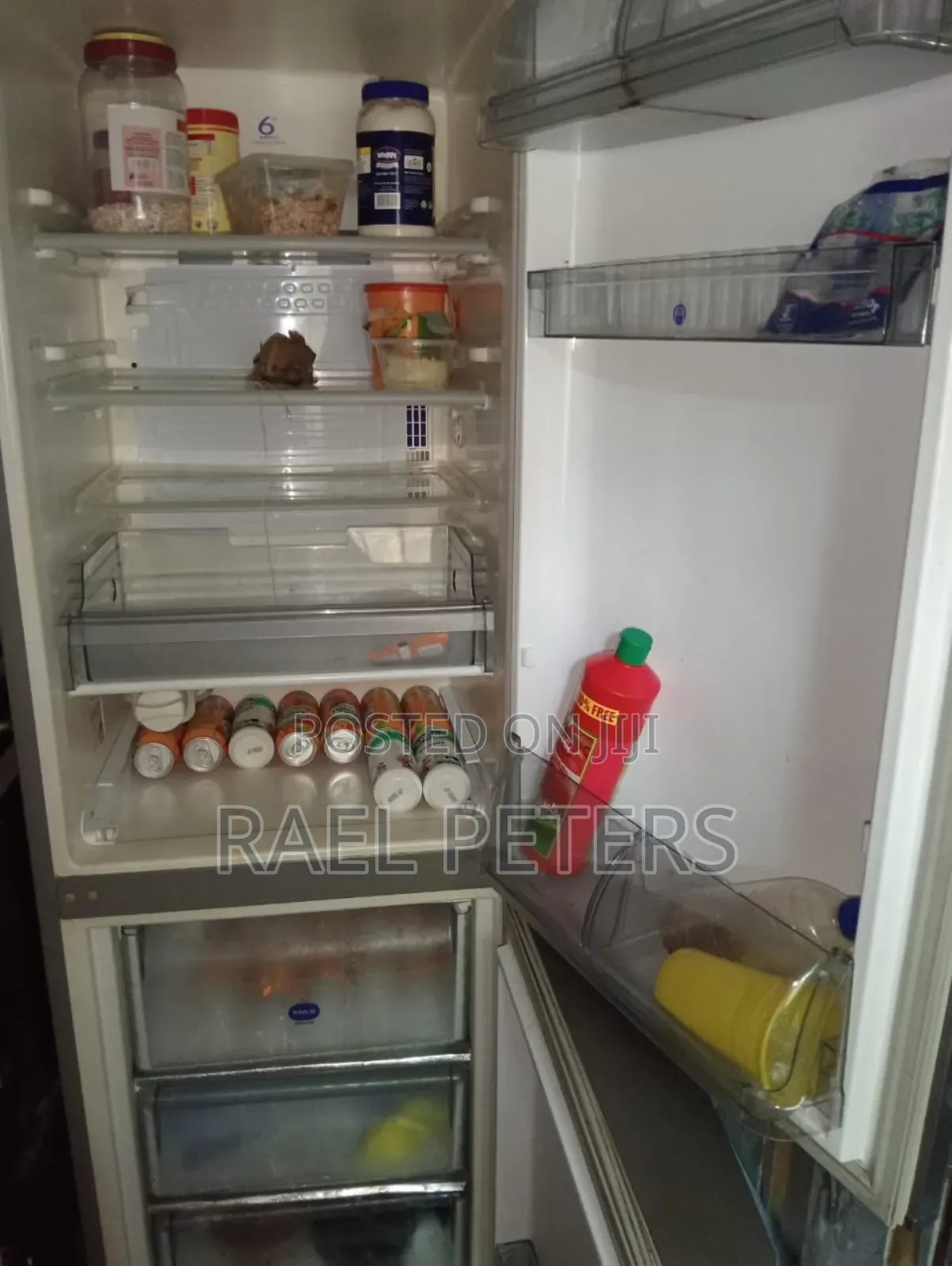 Whirlpool 6.5ft Tall Fridge and Freezer