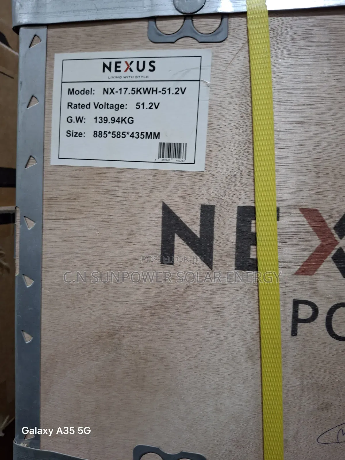 17.5kwh/51.2v Nexus Lithium-Iron Battery