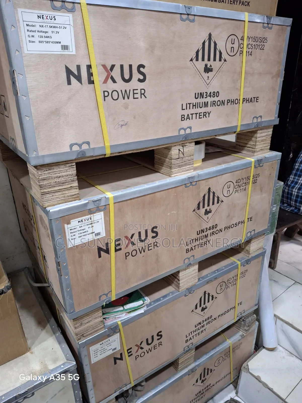 17.5kwh/51.2v Nexus Lithium-Iron Battery