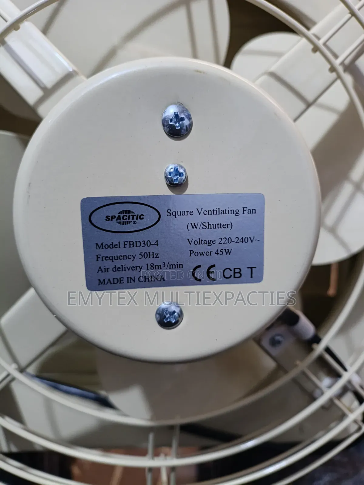 Exhaust Fan 300mm 12inches