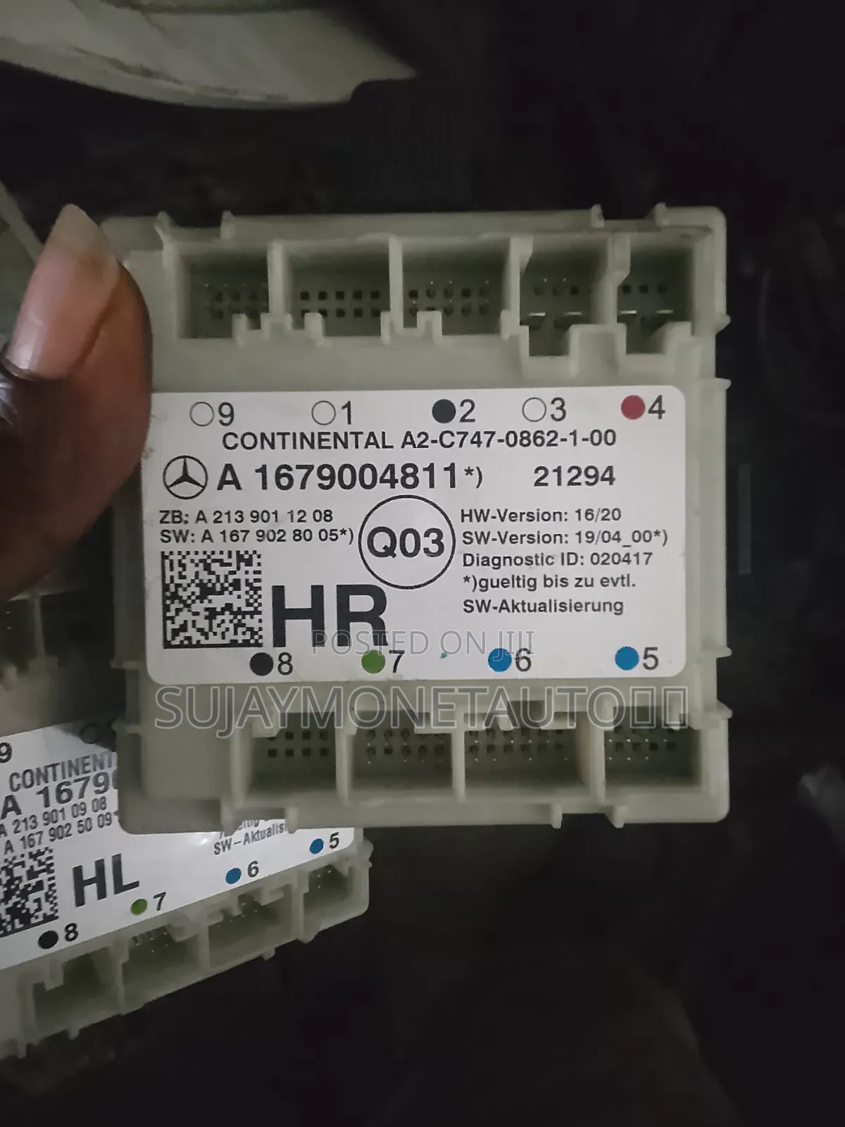 Mercedes Benz 167 Gle Door Module