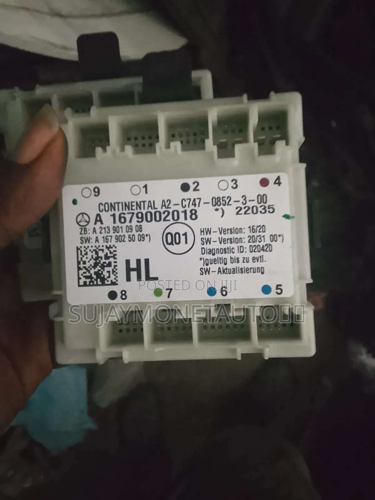 Mercedes Benz 167 Gle Door Module